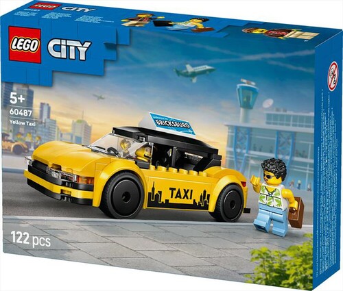 LEGO CITY 60487 TAXI GIALLO