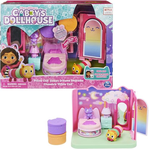 6062037 GABBY DOLLHOUSE I playset della casa - camera da letto