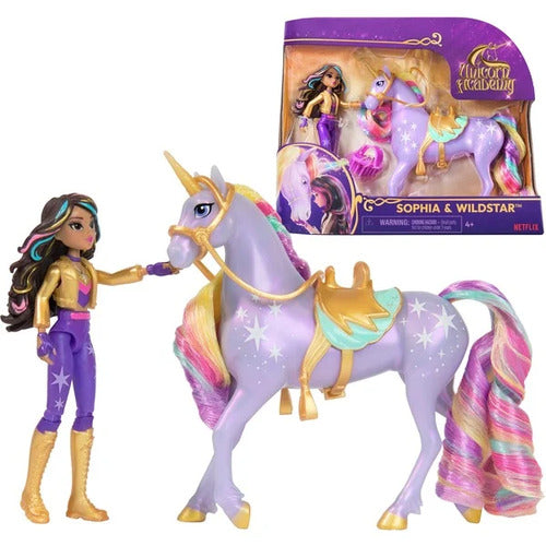 6066838 UNICORN ACADEMY Small Doll Sophia & Wildstar