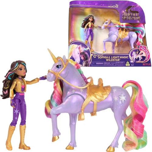 6067325 UNICORN ACADEMY Small Doll Sophia & Light Magic Wildstar
