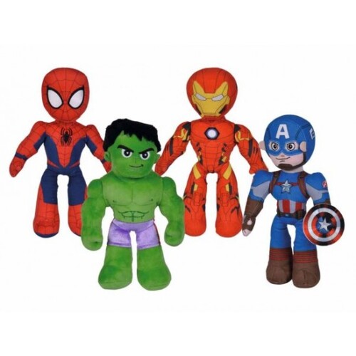 6315875790 PELUCHE DISNEY MARVEL POSEABLE CM25 SINGOLO - 4 VARIANTI