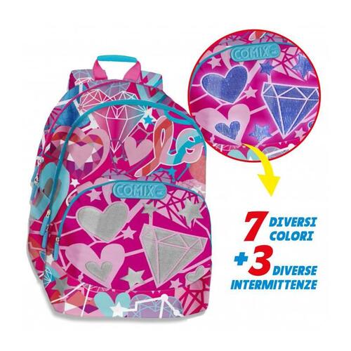 SCUOLA 65626 ZAINO ORGANIZZATO COMIX BRIGHT SUPE