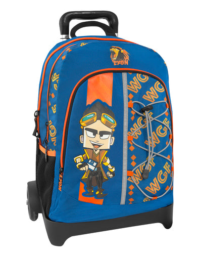SCUOLA 69626 ZAINO TROLLEY STACCABILE LYON GAMER
