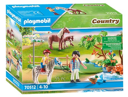 Playmobil 70512 PASSEGGIATA CON I PONY
