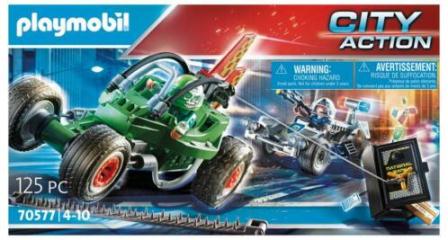 Playmobil 70577 KART DELLA POLIZIA E FUGGITIVO