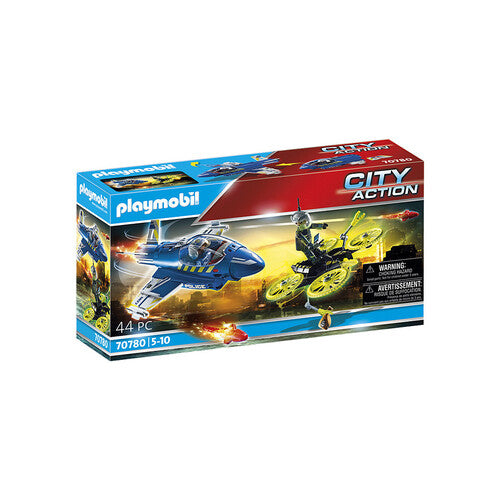 Playmobil 70780 JET DELLA POLIZIA E DRONE