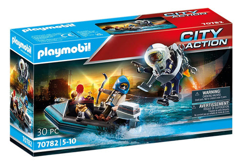 Playmobil 70782 JETPACK DELLA POLIZIA E LADRO D'ARTE