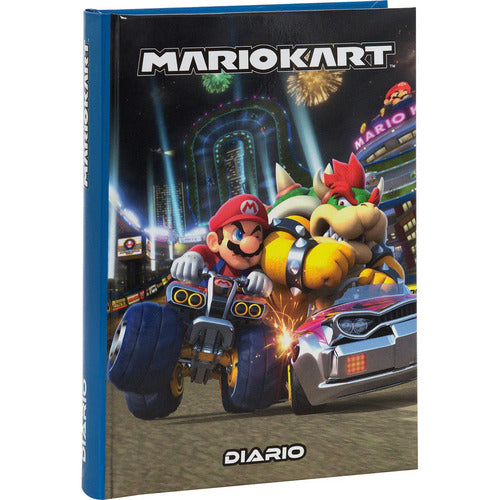SCUOLA 71859BL DIARIO 12M STD BLU MARIOKART