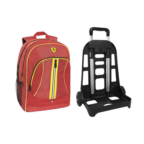 SCUOLA 71995 ZAINO TROLLEY STACC.FERRARI
