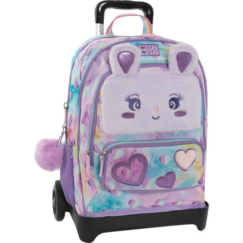 SCUOLA 72608RB ZAINO TROLLEY STACCAB.RABBIT MOFUMOFU