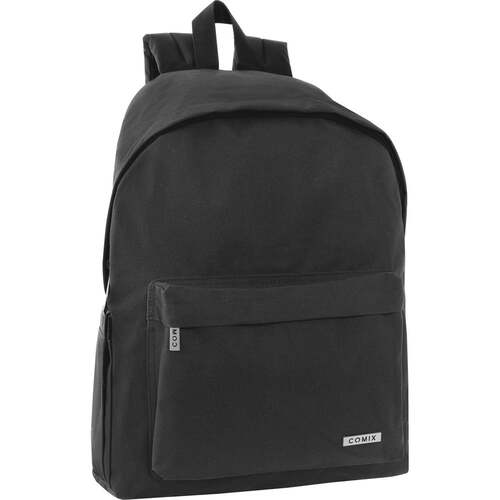 SCUOLA 73811NE ZAINO AMERICANO MONOCOLORE NERO COMIX