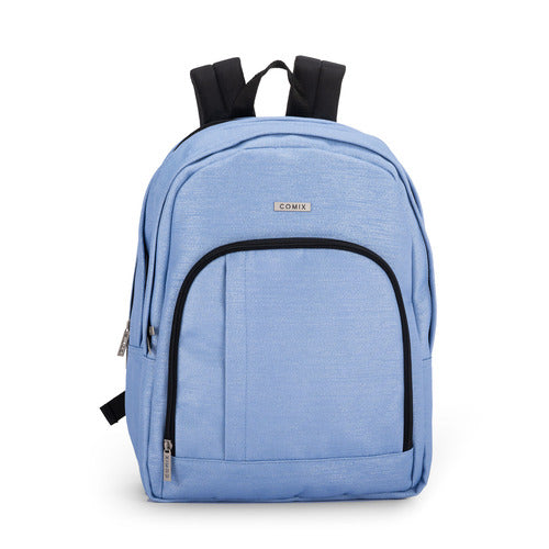SCUOLA 74117LA ZAINO ORG. LUREX AZZURRO COMIX