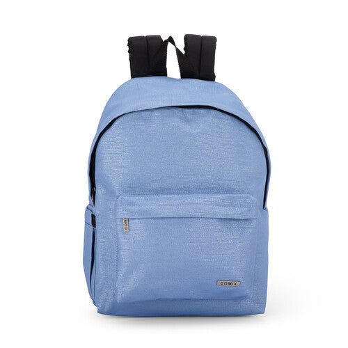 SCUOLA 74118LA ZAINO AMERICANO LUREX AZZURRO COMIX