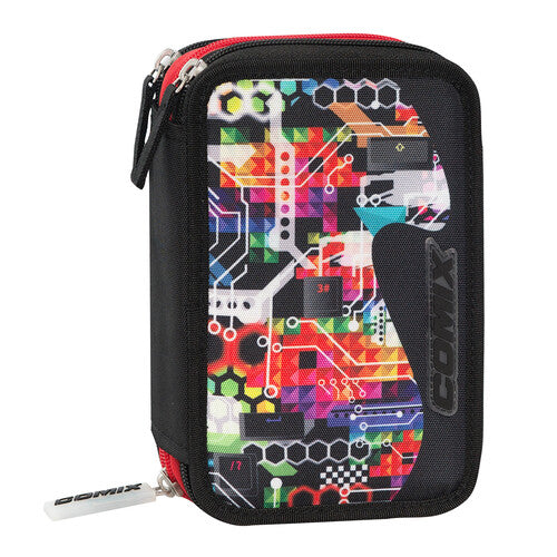 SCUOLA 74156BB ASTUCCIO 3 ZIP COMIX WAVE  BEEP BOY