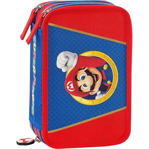 SCUOLA 74936 ASTUCCIO 3 ZIP SUPERMARIO