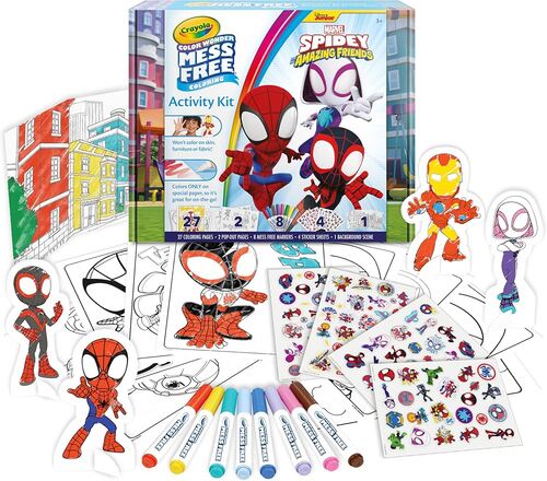 75-7193 Activity set color wonder disney marvel spidey