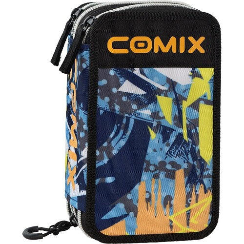 SCUOLA 75036MB ASTUCCIO 3 ZIP COMIX WBS 2.0 MIX BLU
