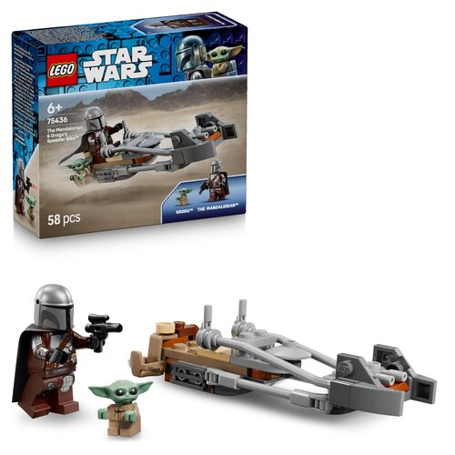 LEGO STAR WARS 75436 SPEEDER BIKE MANDALOR.GROGU