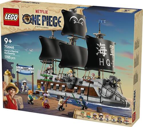 Lego One Piece 75646 La nave da guerra di Garp