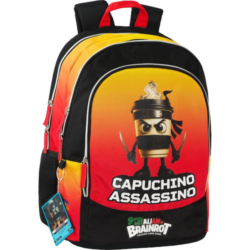 SCUOLA 75835CA ZAINO SCUOLA ORG. CAPUCHINO SK IT.BRAINROT