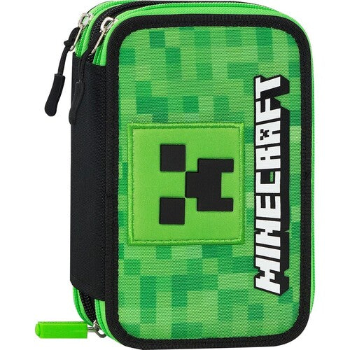SCUOLA 75912 ASTUCCIO 3 ZIP PIXEL MINECRAFT
