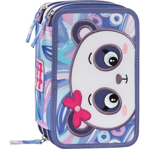 SCUOLA 75997PA ASTUCCIO 3 ZIP PANDA MOFUMOFU