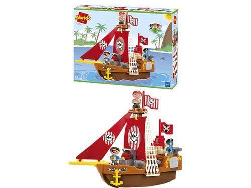 PRIMA INFANZIA 7600003023 EC ABRICK COSTRUZIONI GALEONE DEI PIRATI