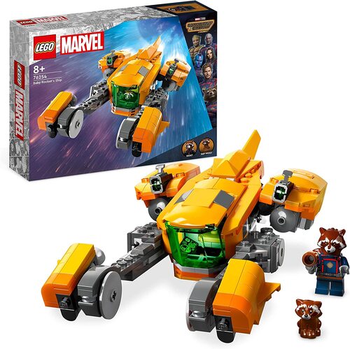 Lego Marvel Super Heroes 76254 Astronave Di Baby Rocket