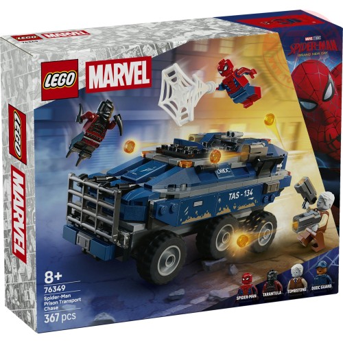 Lego Super Heroes 76349 Spiderman:inseguimento del trasportatore di detenuti