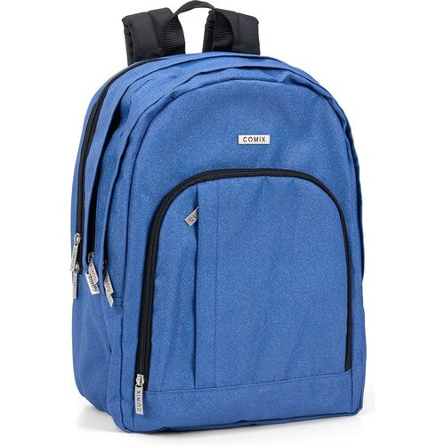 SCUOLA 76566GB ZAINO ORG.GLITTER BLU COMIX