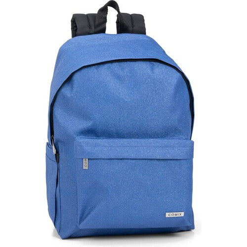 SCUOLA 76567GB ZAINO AMERICANO GLITTER BLU COMIX