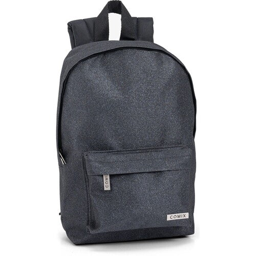 TEMPO LIBERO 76568GN MINI ZAINO GLITTER NERO COMIX