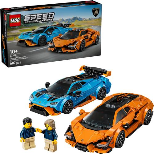 Lego Speed Champions 77238 Lamborghini Revuelto e Hurracàn STO