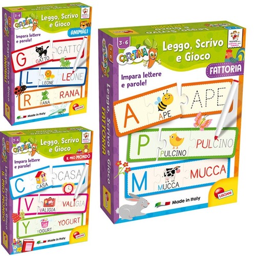 EDUCATIVO 79940 CAROTINA LEGGO SCRIVO E GIOCO LE PAROLE ASS.