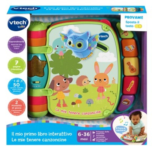 PRIMA INFANZIA 80-166779-007 Libro interattivo le mie tenere canzoncine