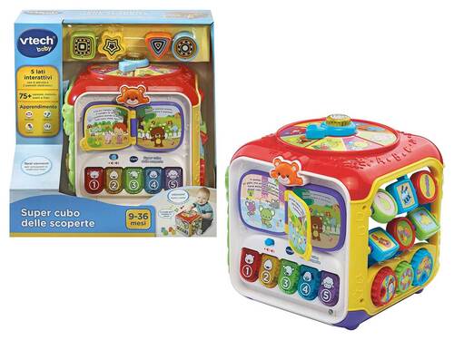 PRIMA INFANZIA 80-183407-007 Super Cubo delle Scoperte