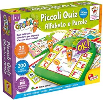 EDUCATIVO 80014 CAROTINA PICCOLI QUIZ ALFABETO E PAROLE