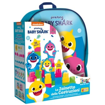 PRIMA INFANZIA 83770 BABY SHARK LO ZAINETTO DELLE COSTRUZIONI