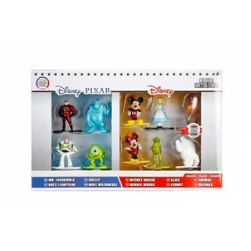 84424 DISNEY PIXAR NANO METAL FIGURES - 10 PACKS