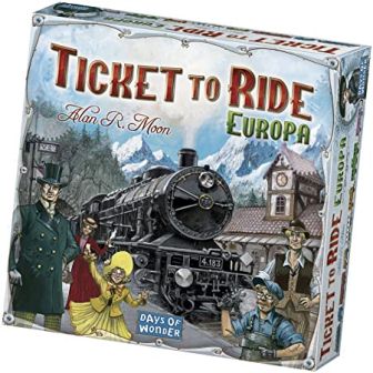 GIOCO DI SOCIETA' 8500 TICKET TO RIDE EUROPA