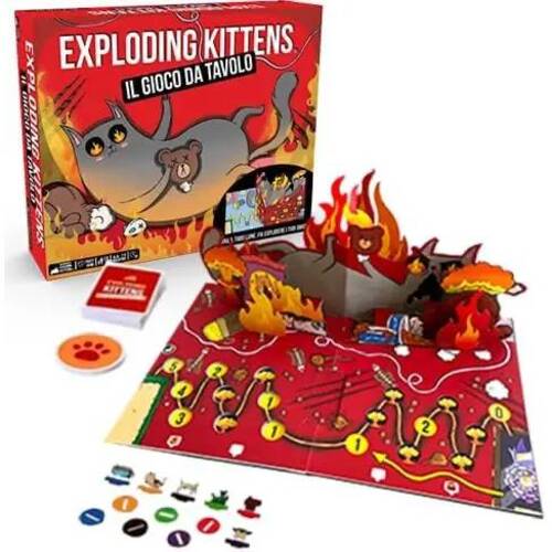 GIOCO DI SOCIETA' 8682 EXPLODING KITTENS:GIOCO DA TAVOLO