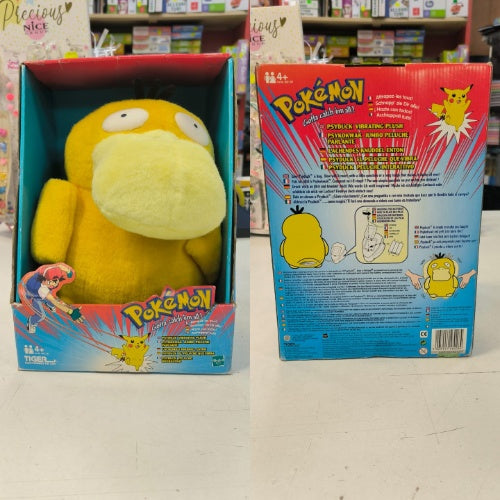 VINTAGE 2000 POKEMON PSYDUCK PELUCHE INTERATTIVO TIGER ELETTONICS