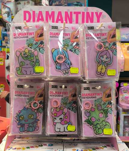 90039 DIAMANTINY KAWAII ACRILICI PORTACHIAVI SINGOLO - ASST.