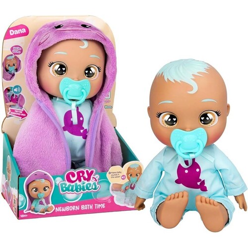 921474 BAMBOLA CRY BABIES NEWBORN BATH TIME DANA