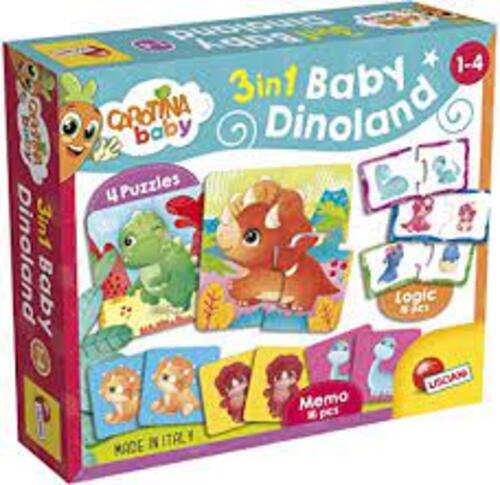 EDUCATIVO 92529 CAROTINA BABY DINOLAND (PUZZLE+3D)