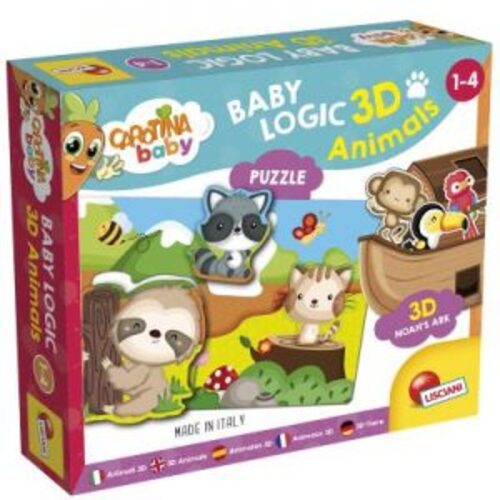 EDUCATIVO 92536 CAROTINA BABY LOGIC 3D ANIMALI