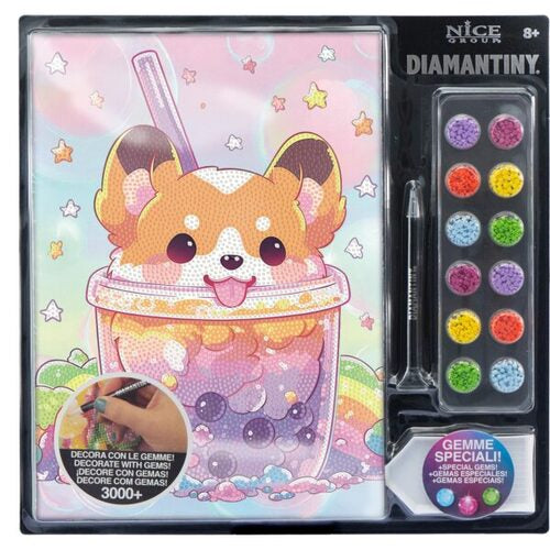 96286 DIAMANTINY LEVEL UP BOBA TEA DOGGY