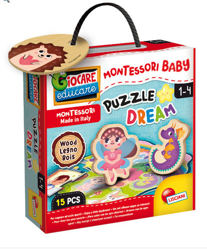 EDUCATIVO 96862 MONTESSORY BABY LEGNO PUZZLE DREAM