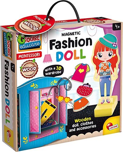 EDUCATIVO 98361 MONTESSORI LEGNO FASHION DOLL