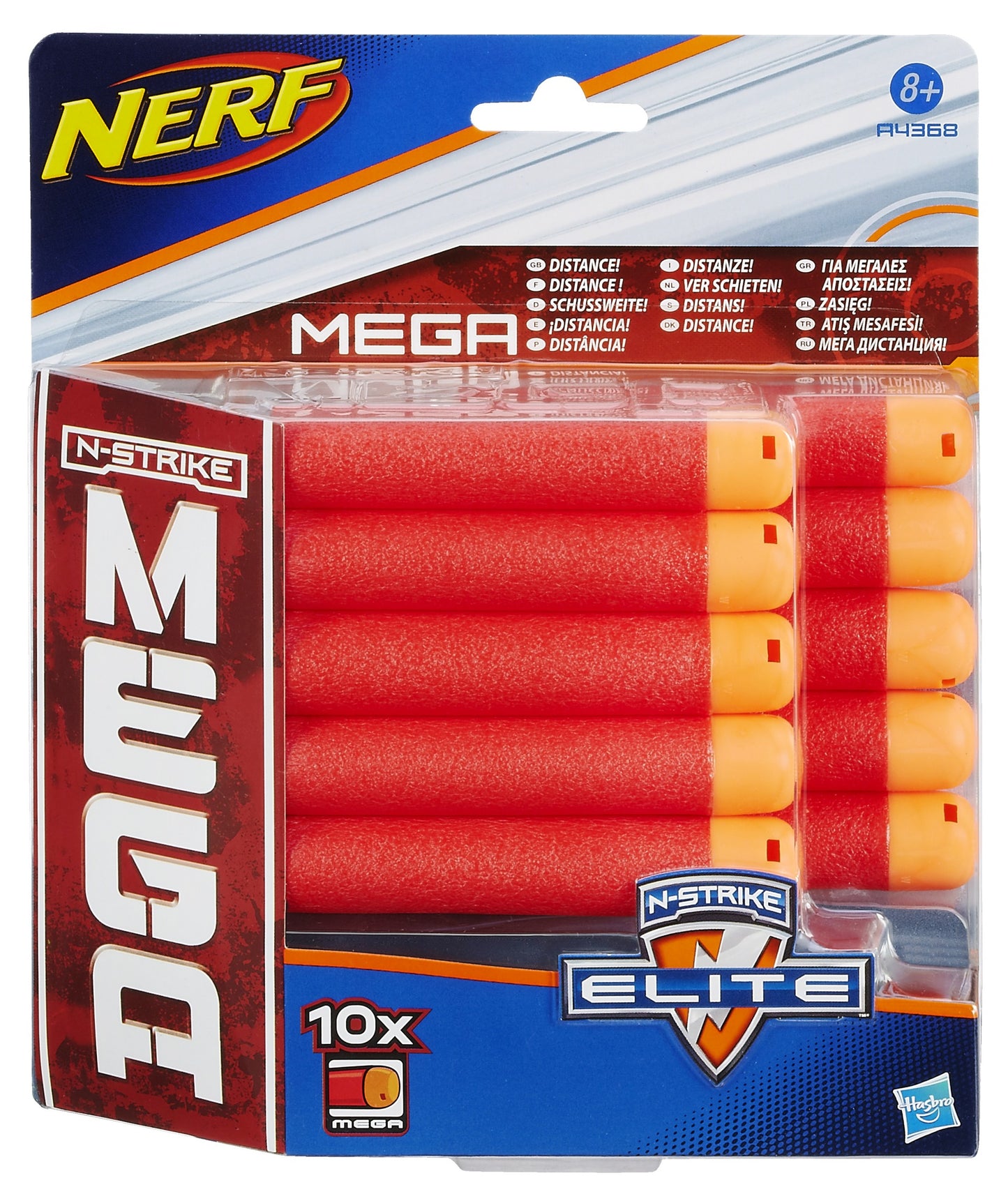 A4368E24 NERF MEGA 10 DART REFILL